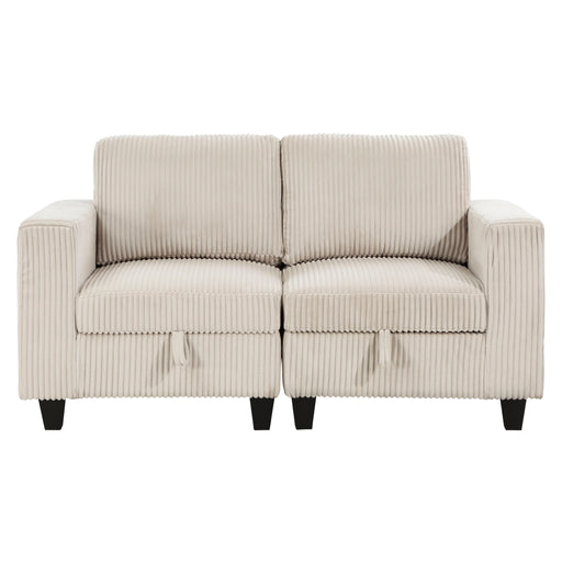 Walterboro-(2)Love Seat with Storage, Storage Pouches and Charging Ports image