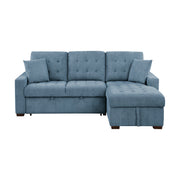 Waitsfield-(2)2-Piece Sectional with Right Chaise, Pull-out Bed and Hidden Storage image