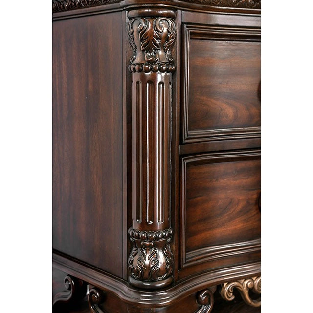 Menodora Brown Cherry Cal.King, E.King, Queen Bed