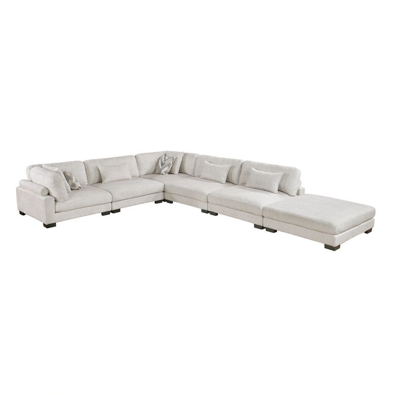 Tinley-(6)6-Piece Modular Sectional with Ottoman image