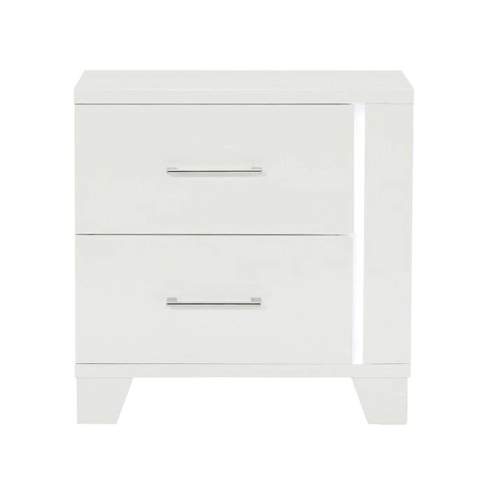 Kerren Nightstand in White 1678W-4