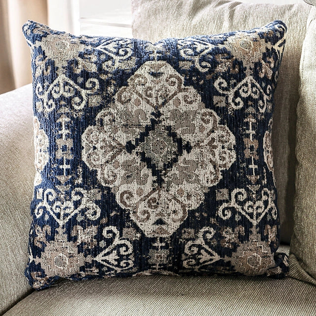 BELSIZE Loveseat Grey, Beige, & Choclate