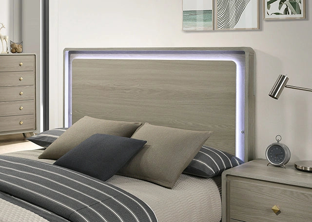 Rainier Queen Bedroom Set Gray