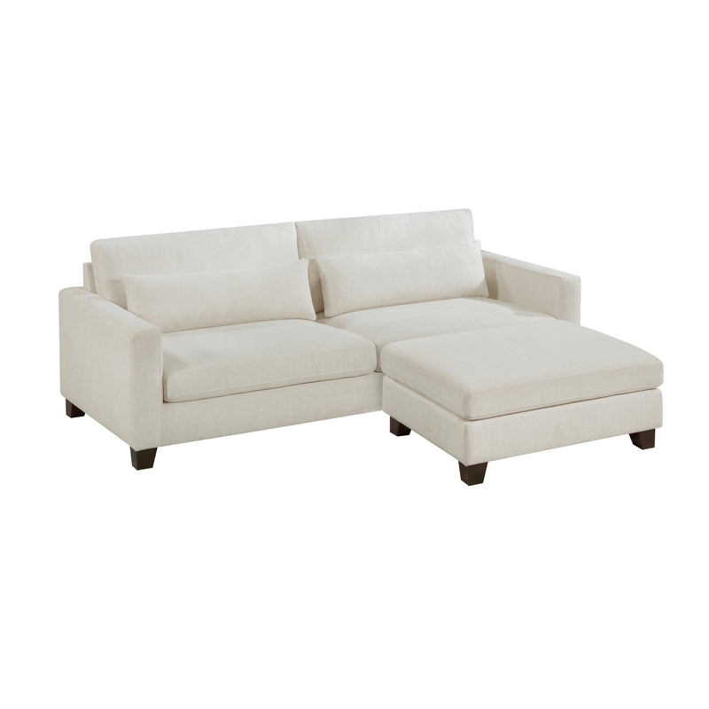 Zeke-2pc Set: Sofa, Ottoman image