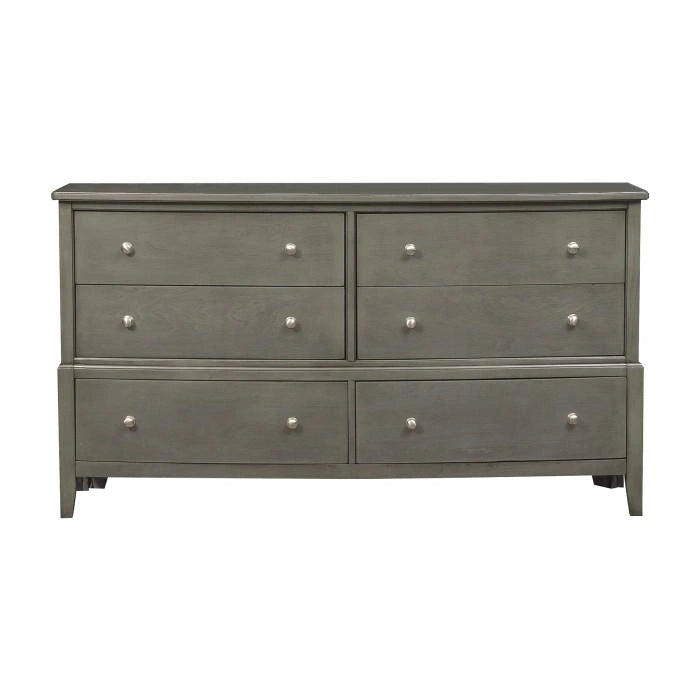 Cotterill 6 Drawer Dresser in Gray 1730GY-5