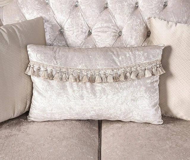Acapulco White & Espresso Loveseat