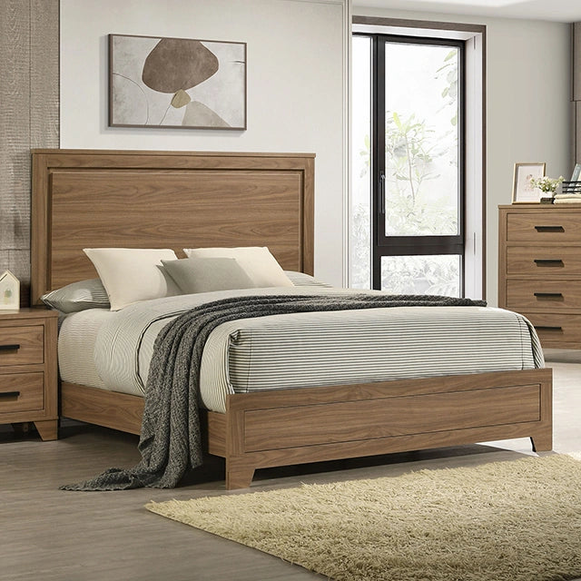 Panelli 5 Pc Queen Bedroom Set w/ 2 Nightstands