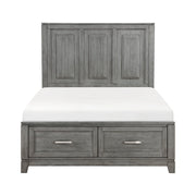 Garretson Full Platform Bed with Footboard Storage image