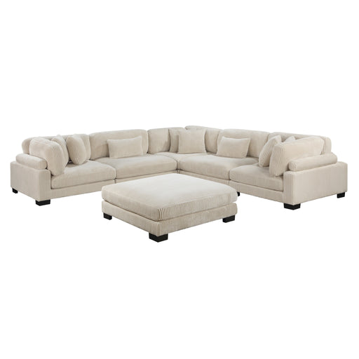 Traverse-(6)6-Piece Modular Sectional with Ottoman image