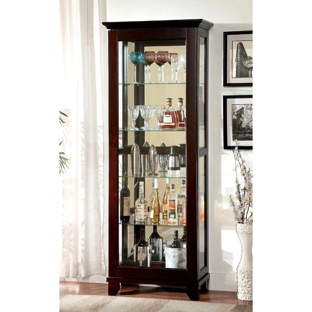 LUDDEN Dark Walnut Curio