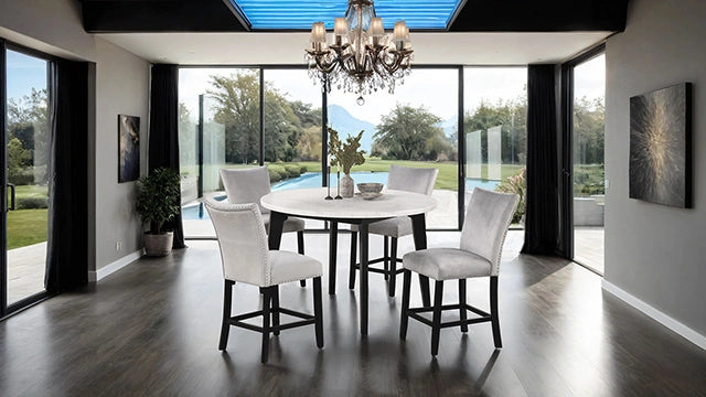 Sabro 5 Pc Counter Ht Table Set Black