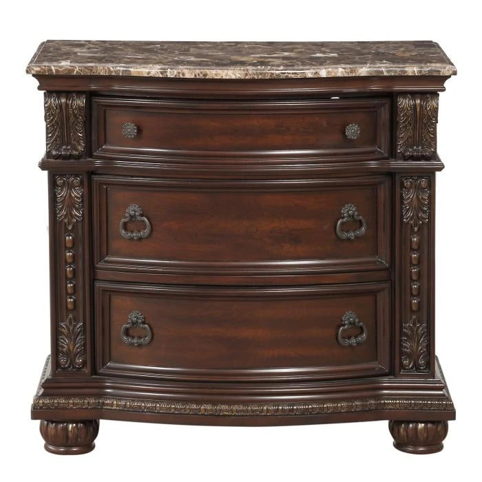 Cavalier Nightstand in Dark Cherry 1757-4