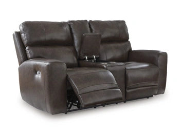 Crossplex Power Reclining Loveseat with Console