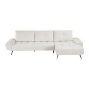 Dominic-(2)2-Piece Sectional with Right Chaise and Dual-position Backs for Adjustable Seat Depth image