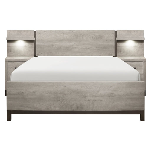 Zephyr-5pc Set Eastern King Wall Bed (EKB+2NS+2NS-P) image