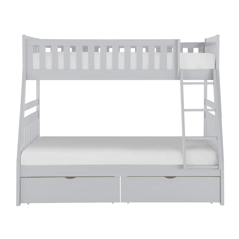 Orion-(4) Twin/Full Bunk Bed with Storage Boxes image