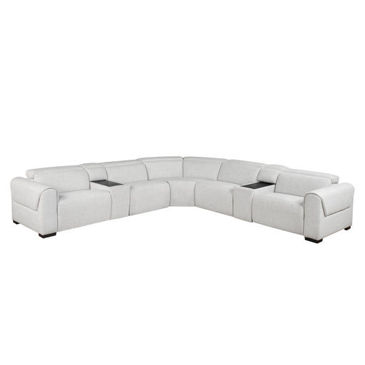 McPherson-(7)7-Piece Modular Power Reclining Sectional with Power Headrests image