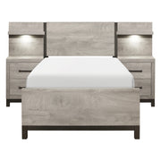 Zephyr-5pc Set Twin Wall Bed (TB+2NS+2NS-P) image