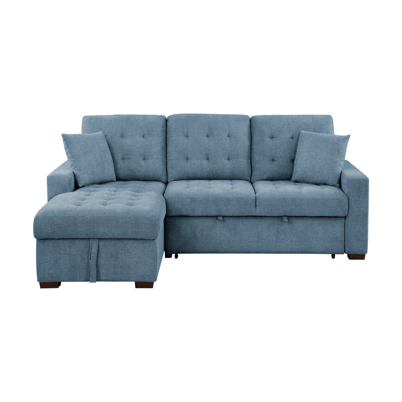 Waitsfield-(2)2-Piece Sectional with Left Chaise, Pull-out Bed and Hidden Storage image