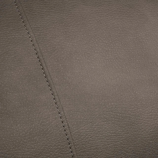 ALCESTER Brown & Gray Sectional w/ Sleeper, Ash