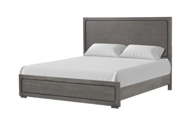 Crowthorne E.King & Queen Bed Grey & White