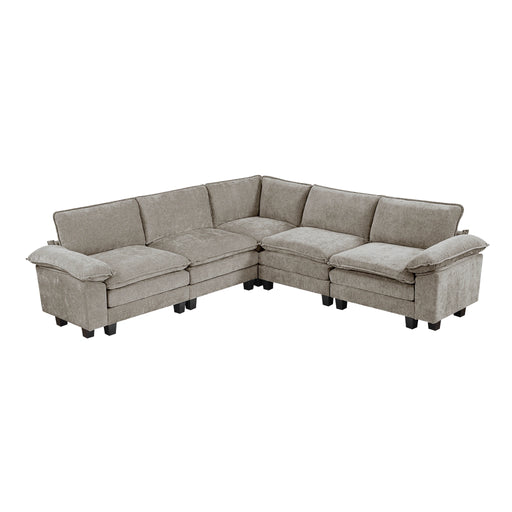 Dublin-(6)5-Piece Modular Sectional image