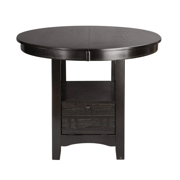 Junipero Round / Oval Counter Height Table with Storage Base