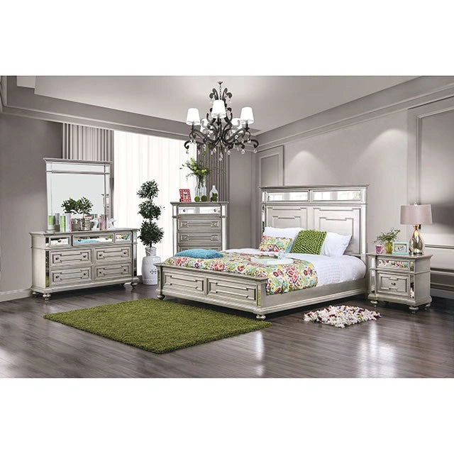 Salamanca Silver Cal.King & Queen Bed