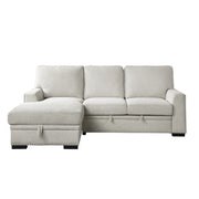 Morelia-(2)2-Piece Sectional with Pull-out Bed and Left Chaise with Hidden Storage image