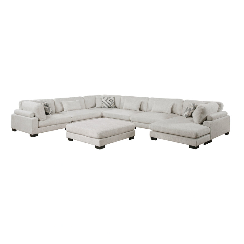Tinley-(7)7-Piece Modular Sectional with Ottoman image