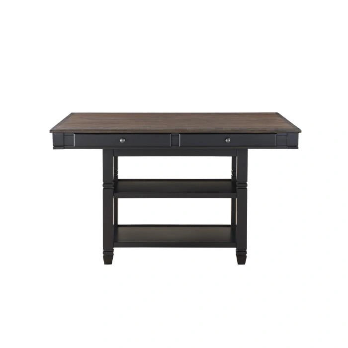 Baywater Counter Height Table in Natural and Black 5705BK-36