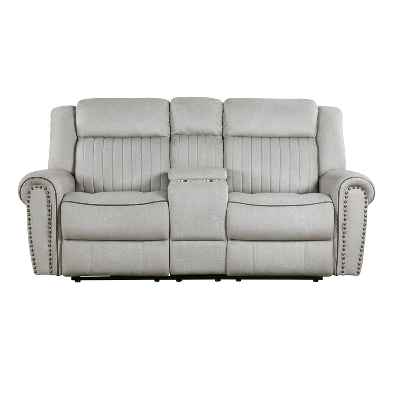 Brennen-Power Double Reclining Love Seat with Center Console image