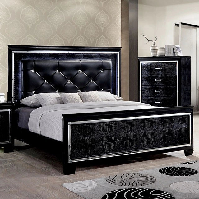 BELLANOVA Black Cal.King, E.King, & Queen Bed