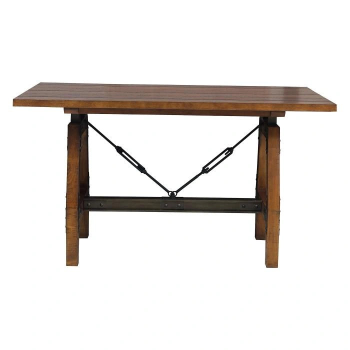 Holverson Counter Height Table in Rustic Brown 1715-36