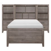 Woodrow-3pc Set Twin Wall Bed (TB+2PNS) image