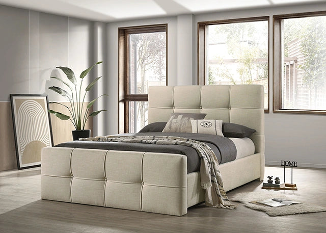 Merced Bed Ivory