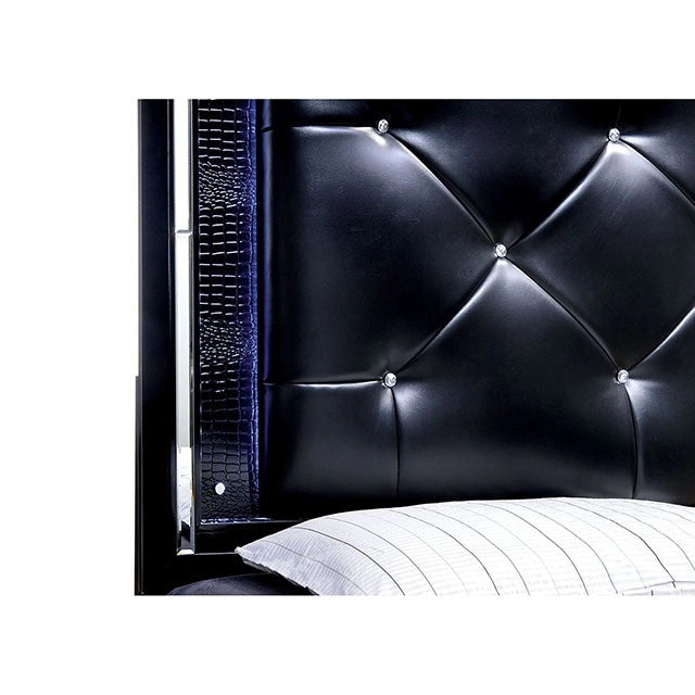 BELLANOVA Black Cal.King, E.King, & Queen Bed