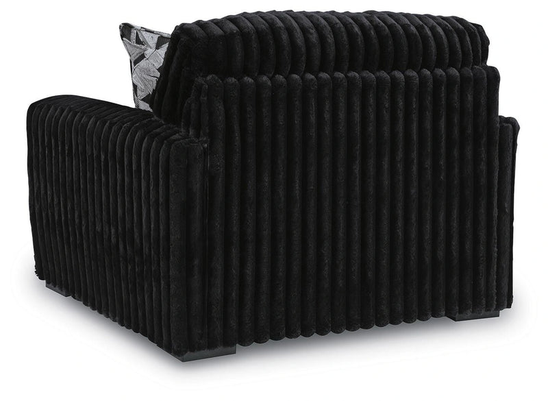 Midnight-Madness Oversized Chair
