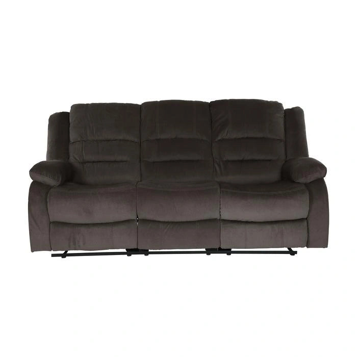 Jarita Double Reclining Sofa in Chocolate